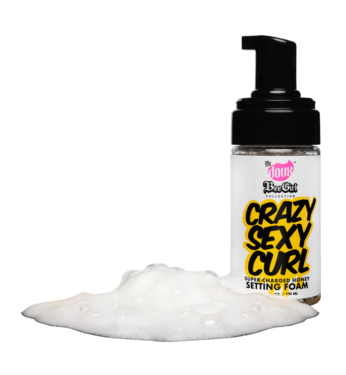 The Doux CrazySexyCurl Honey Setting Foam Travel Size 3.04 oz