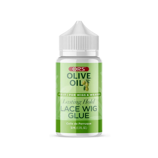 ORS Olive Oil Fix-It Lasting Hold Lace Wig Glue Latex Free & Water Resistance With 10 Day Hold (1.3 OZ)