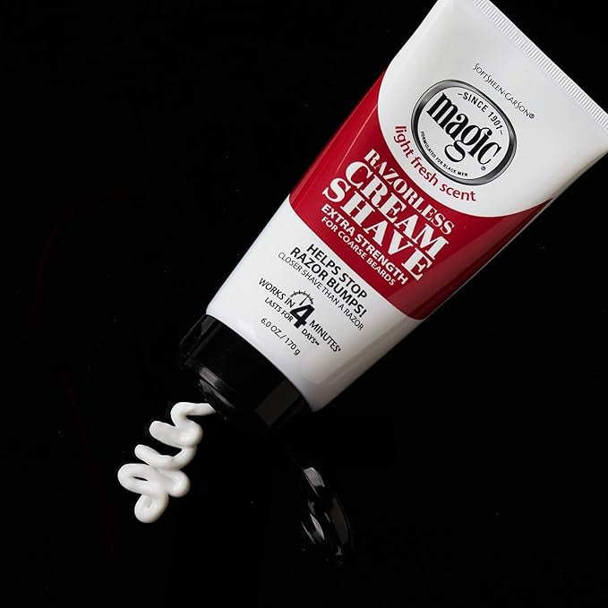 Magic Razorless Cream Shave Extra Strength 6 oz