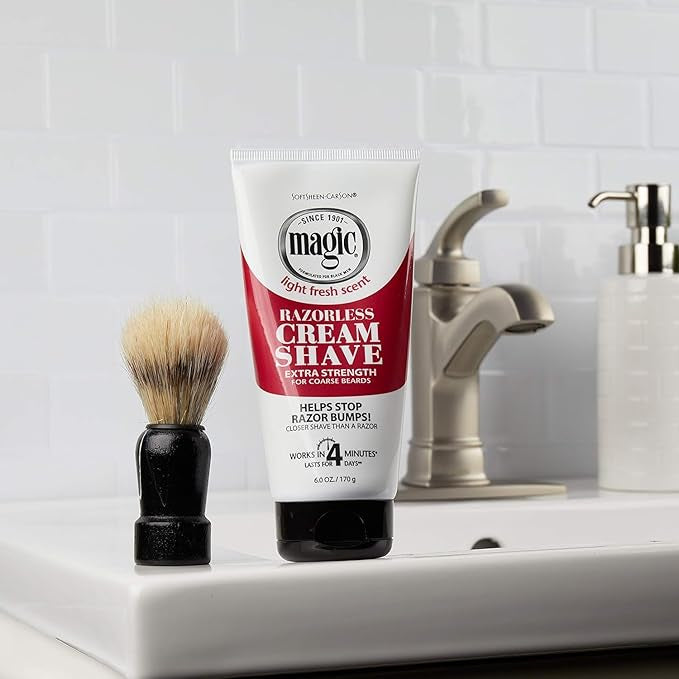 Magic Razorless Cream Shave Extra Strength 6 oz