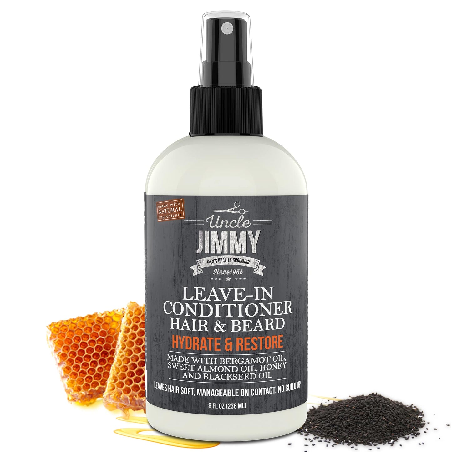 Uncle Jimmy Hair & Beard Leave-In Conditioner 8oz