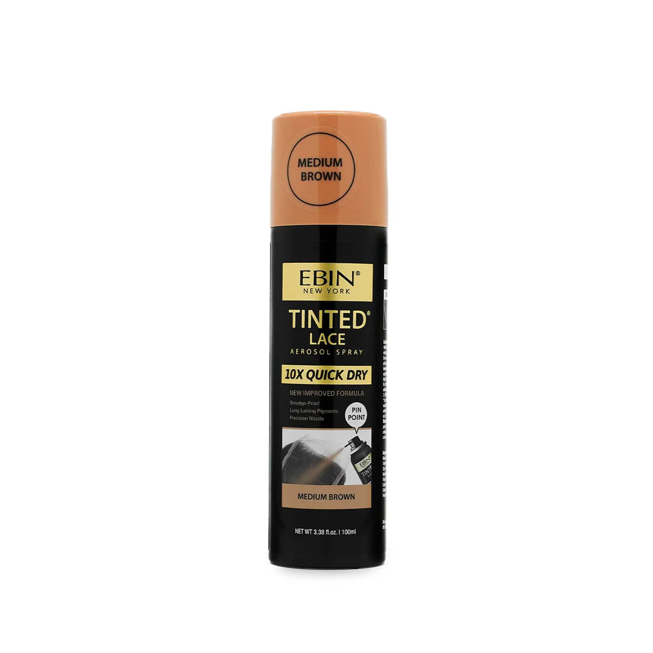 Ebin 10X Quick Dry Tinted Lace Spray 3.38oz