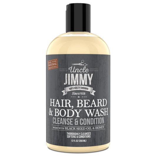 Uncle Jimmy Hair, Beard & Body Wash 12oz