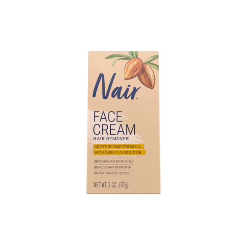 Nair Moisturizing Facial Hair Removal Cream with Sweet Almond Oil - 2.0oz