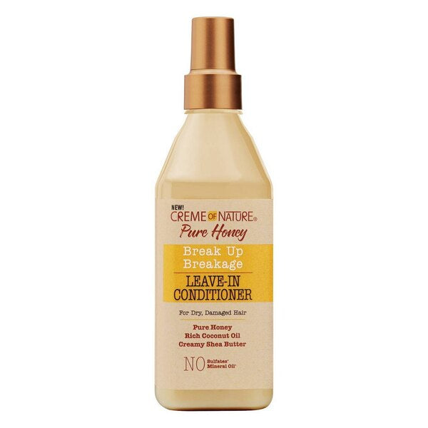 Creme of Nature Pure Honey Moisturizing Breakup Breakage Leave In Conditioner 12 oz