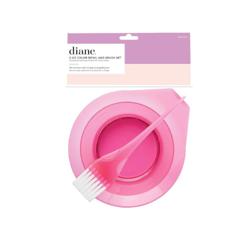 Diane Tint Bowl with Brush Set, Translucent Pink