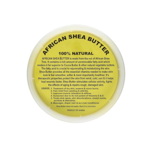 100% Natural African Shea Butter for Deep Moisture and Gentle Nourishment