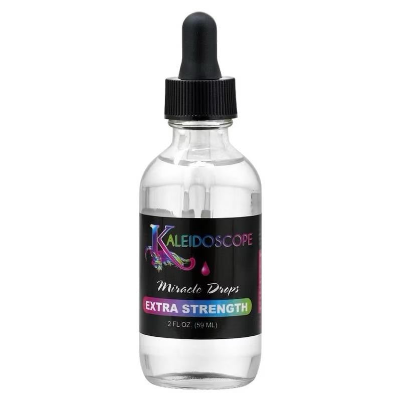 Kaleidoscope Extra Strength Miracle Drops - 2oz, Infused with Cooling Peppermint, Aloe Extracts and Tea Tree Oil for Dry Scalp and Hair Growth