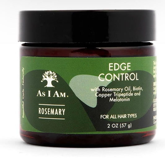 As I Am Rosemary Edge Control - 2 oz - with Melatonin & Ceramide