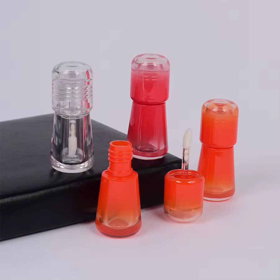 4-5ML Multicolor Gradient Mushroom Shape Lip Gloss Wand Tubes