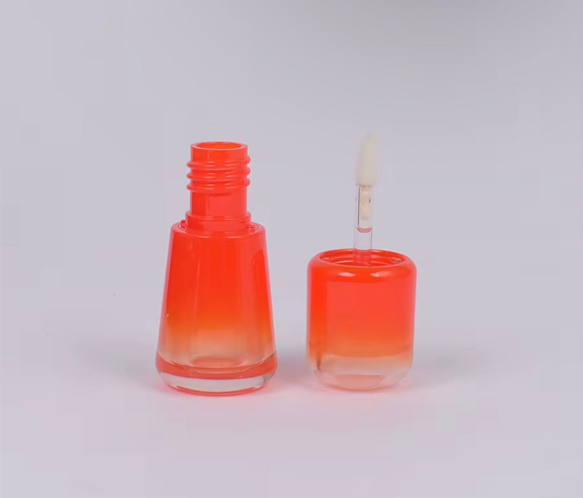 4-5ML Multicolor Gradient Mushroom Shape Lip Gloss Wand Tubes