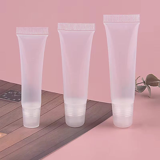 8ML 10ML 15ML Transparent Lip Gloss Squeeze Tubes