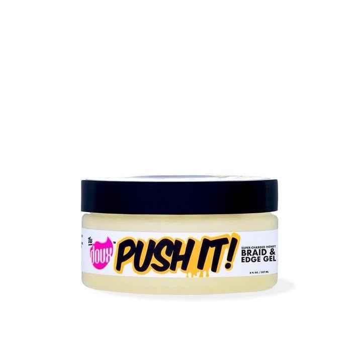 The Doux BEE-GIRL STYLER BUNDLE Setting Foam Mousse + Curl custard + Braid & Edge + Shine mist Haircare