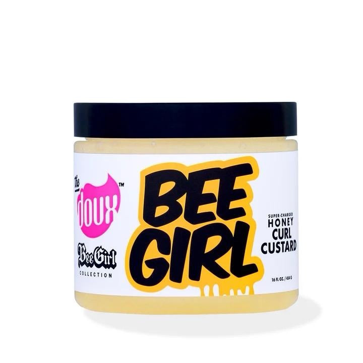 The Doux BEE-GIRL STYLER BUNDLE Setting Foam Mousse + Curl custard + Braid & Edge + Shine mist Haircare