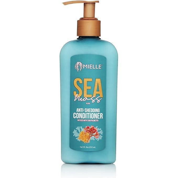 Mielle Sea Moss Anti-Shedding Collection Shampoo + Conditioner + Leave-In Conditioner + Gel Hair Masque + Curl Cream Haircare