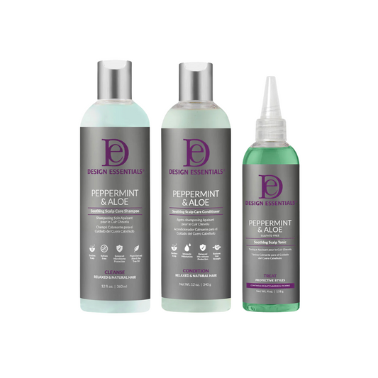 Design Essentials Peppermint & Aloe Soothing Scalp Care Shampoo