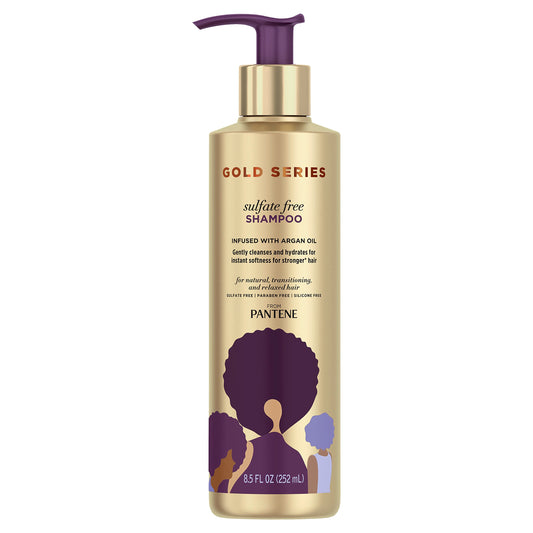 Pantene Gold Series Sulfate Free Shampoo 8.5 oz
