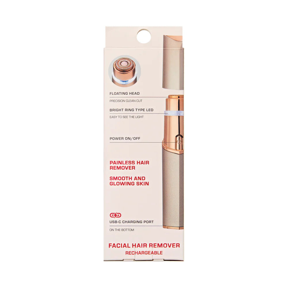 Red By Kiss 18K Gold Rechargeable Facial Hair Remover
