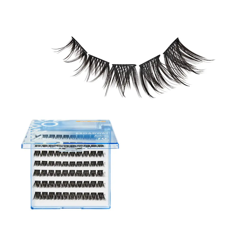 Broadway Natural DIY Cluster Lashes - Customizable Lash Extensions (70-140pcs)