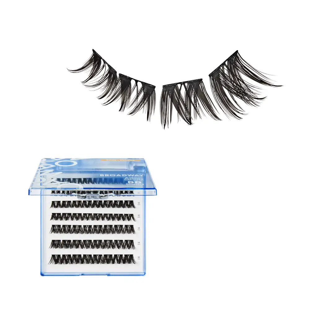 Broadway Natural DIY Cluster Lashes - Customizable Lash Extensions (70-140pcs)