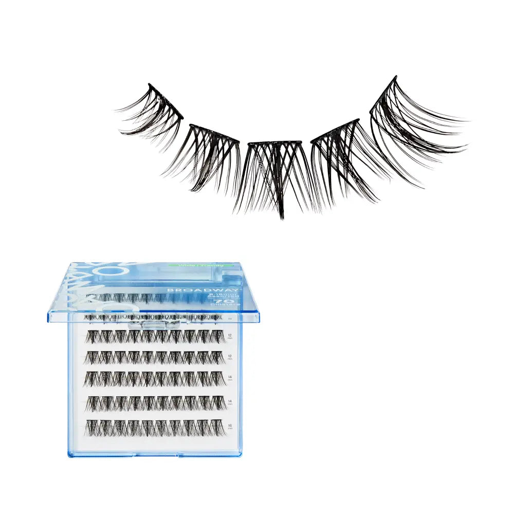 Broadway Natural DIY Cluster Lashes - Customizable Lash Extensions (70-140pcs)