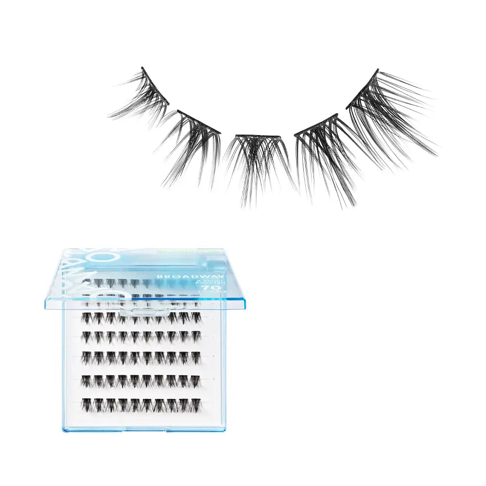 Broadway Natural DIY Cluster Lashes - Customizable Lash Extensions (70-140pcs)