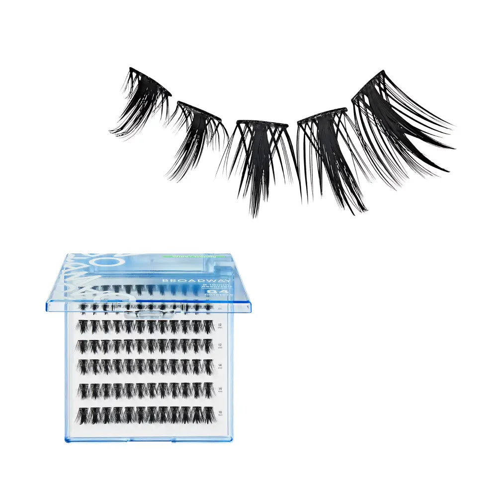 Broadway Natural DIY Cluster Lashes - Customizable Lash Extensions (70-140pcs)