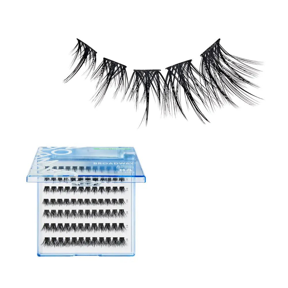 Broadway Natural DIY Cluster Lashes - Customizable Lash Extensions (70-140pcs)