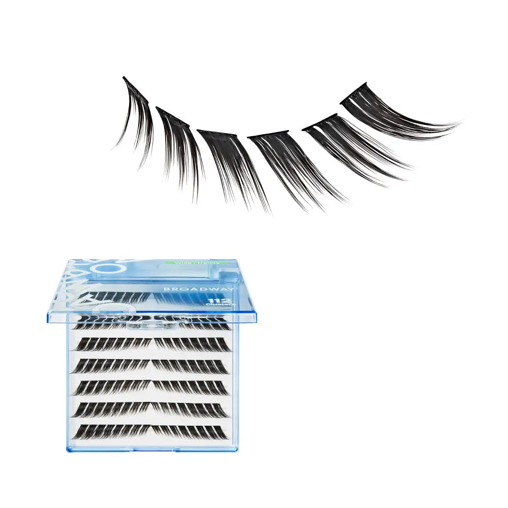 Broadway Natural DIY Cluster Lashes - Customizable Lash Extensions (70-140pcs)