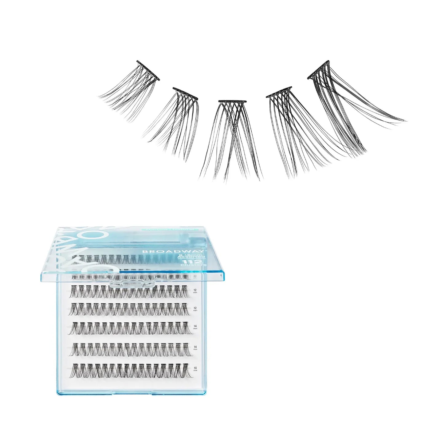 Broadway Natural DIY Cluster Lashes - Customizable Lash Extensions (70-140pcs)