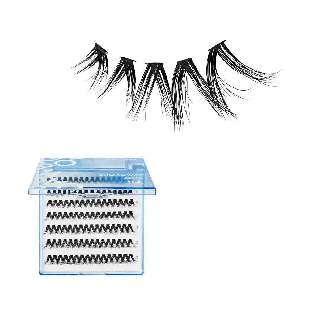 Broadway Natural DIY Cluster Lashes - Customizable Lash Extensions (70-140pcs)