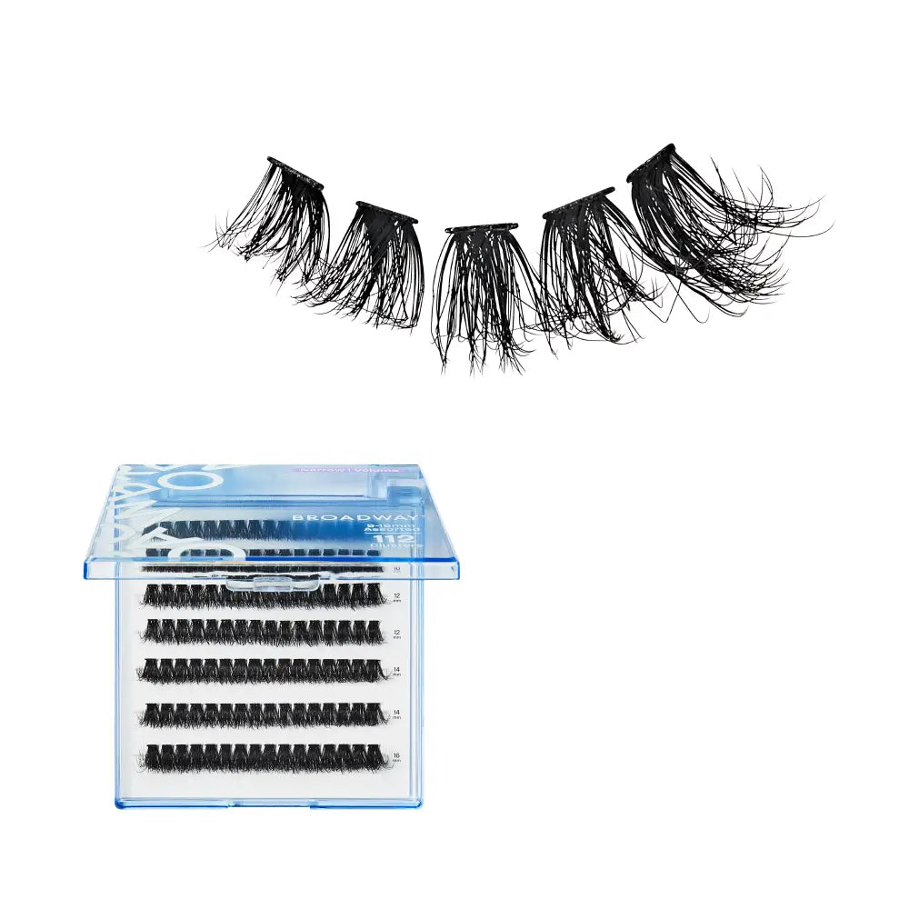 Broadway Natural DIY Cluster Lashes - Customizable Lash Extensions (70-140pcs)