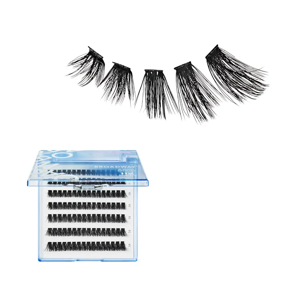 Broadway Natural DIY Cluster Lashes - Customizable Lash Extensions (70-140pcs)