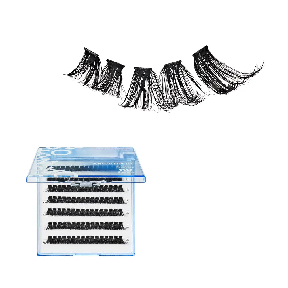 Broadway Natural DIY Cluster Lashes - Customizable Lash Extensions (70-140pcs)