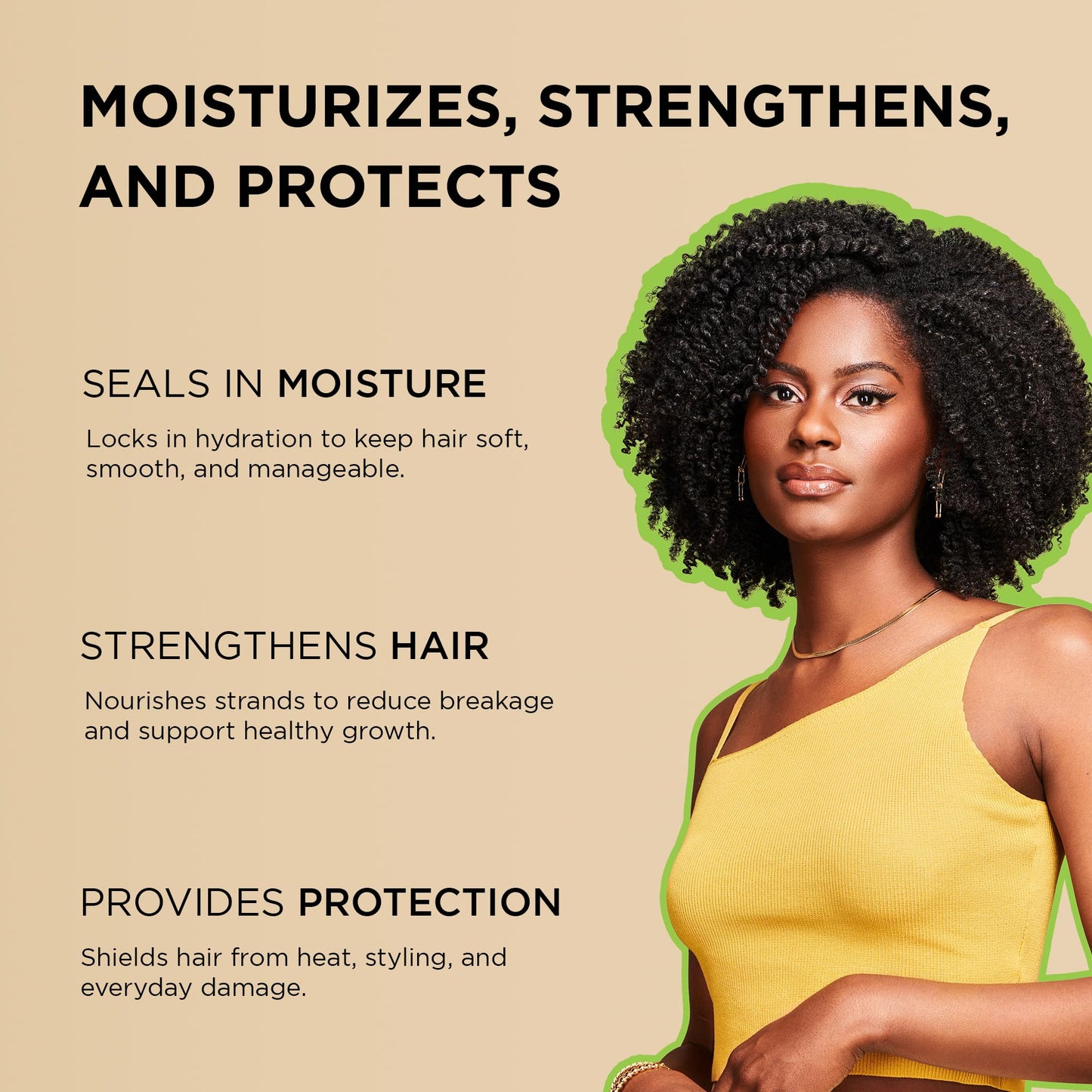 African Pride Hair Moisture Miracle Strengthen and Protect 5 Essential Oils - 4 oz