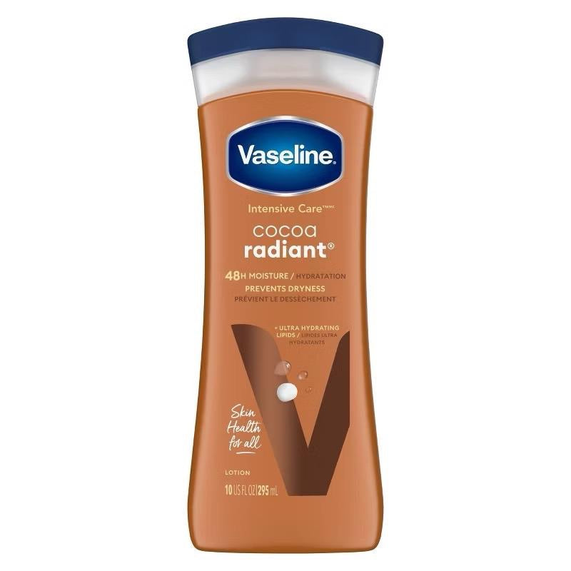 Vaseline Intensive Care Moisturizing Body Lotion with Cocoa Butter Cocoa Radiant for Dry Skin