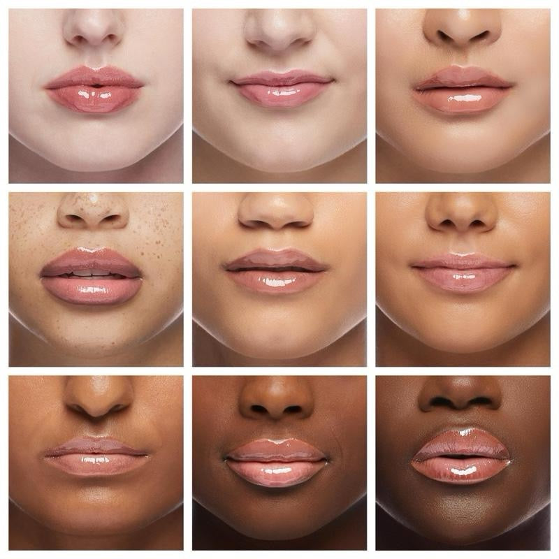 Ruby Kisses Lip Gloss Butter Bomb Gloss Non-Sticky Lip Gloss with Vitamin E Natural Nude Lip Makeup 7.8mL 0.26 US fl oz Glossy Cosmetic