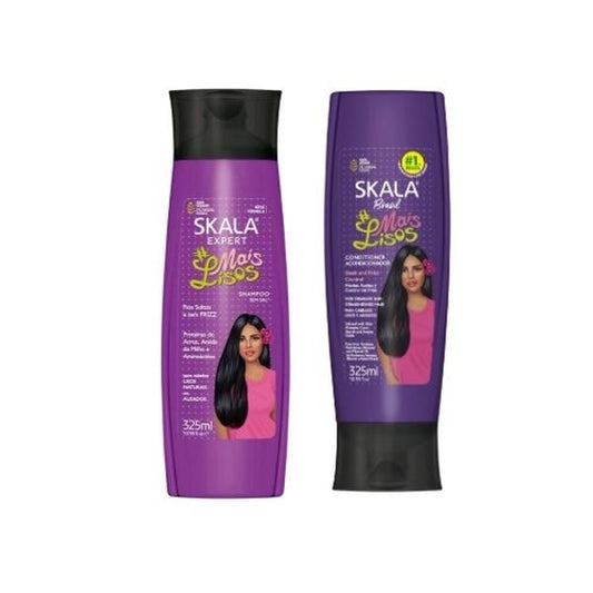 SKALA Expert Brasil Mais Lisos Shampoo & Conditioner Set for Smooth Hair Care 325ml Each