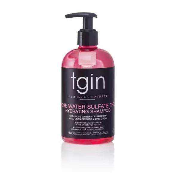 TGIN Rose Water Sulfate-Free Hydrating collection - Moisturizes and Builds Strength for Healthy, Strong Hair