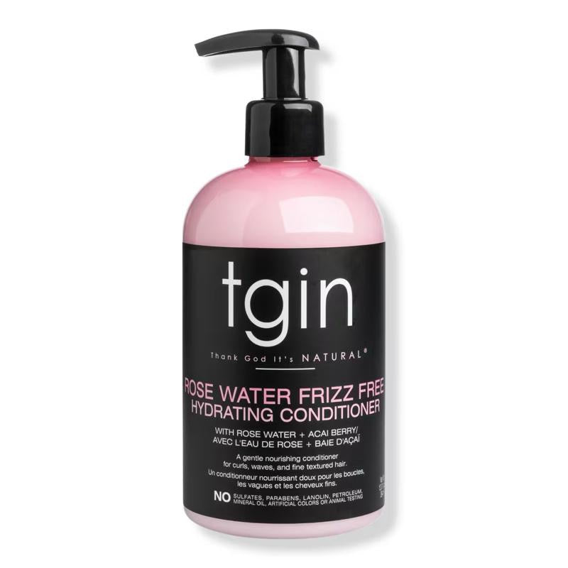 TGIN Rose Water Sulfate-Free Hydrating collection - Moisturizes and Builds Strength for Healthy, Strong Hair