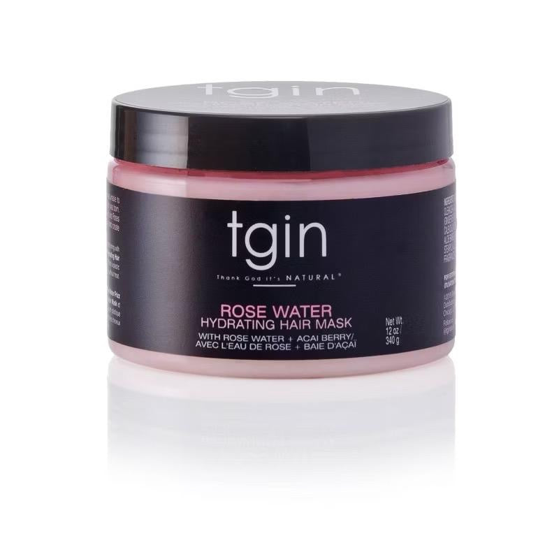 TGIN Rose Water Sulfate-Free Hydrating collection - Moisturizes and Builds Strength for Healthy, Strong Hair
