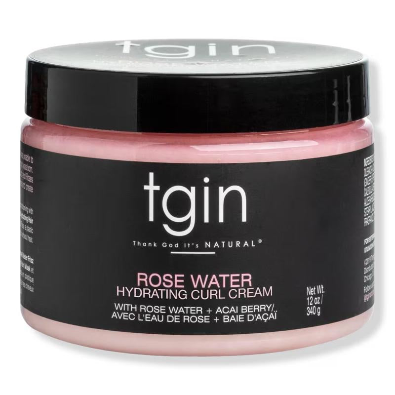 TGIN Rose Water Sulfate-Free Hydrating collection - Moisturizes and Builds Strength for Healthy, Strong Hair