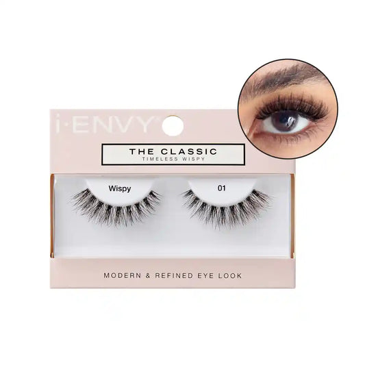Classic Timeless Wispy Lashes
Clear Band Strip Lashes