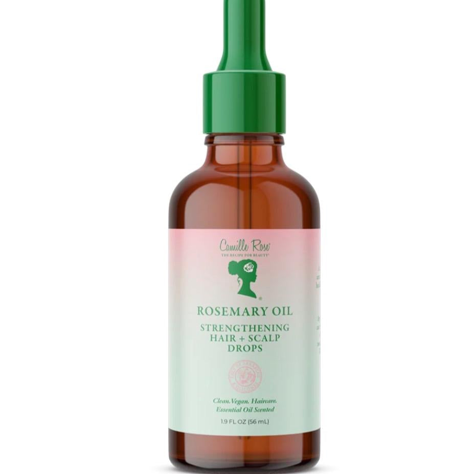 Camille Rose Rosemary Hair & Scalp Drops - with Pure Rosemary, Peppermint, Alma for Healthy Hair Haircare