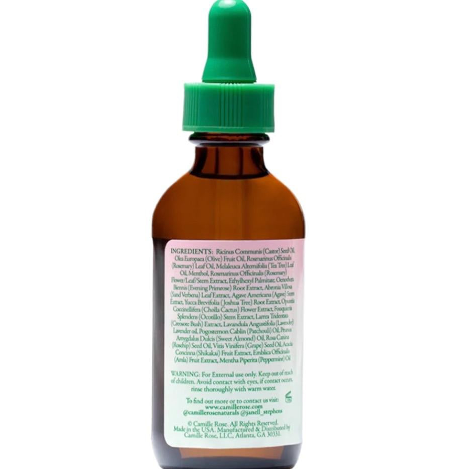 Camille Rose Rosemary Hair & Scalp Drops - with Pure Rosemary, Peppermint, Alma for Healthy Hair Haircare