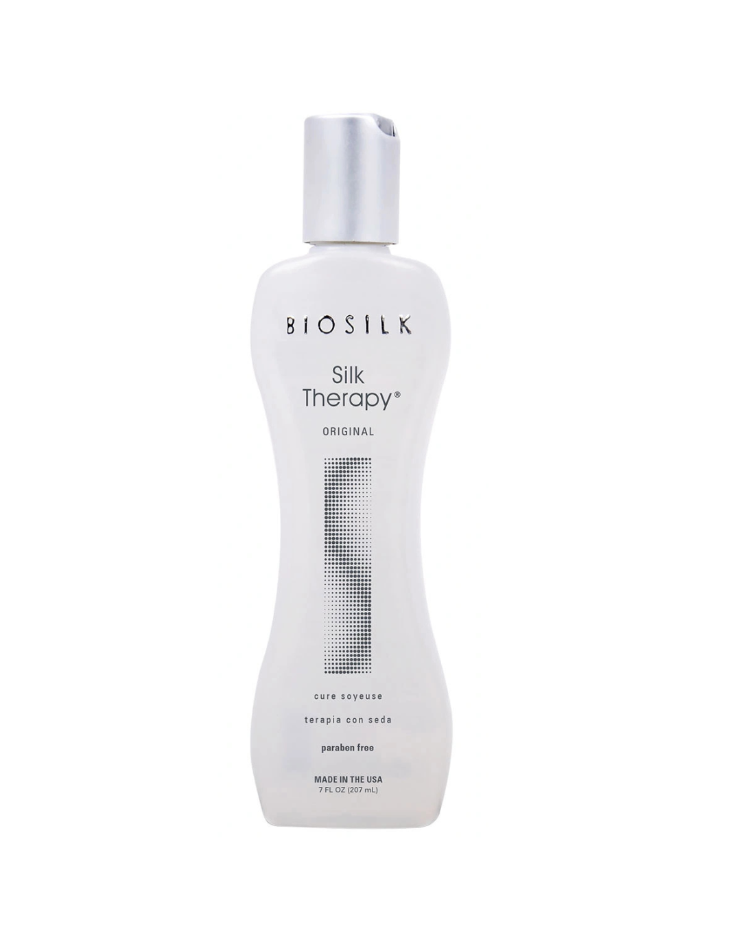 Biosilk Silk Therapy Original Leave-In Silk Treatment 7 oz - Repair, Smooth, Prevents Split Ends, Enhances Shine for All Hair Types