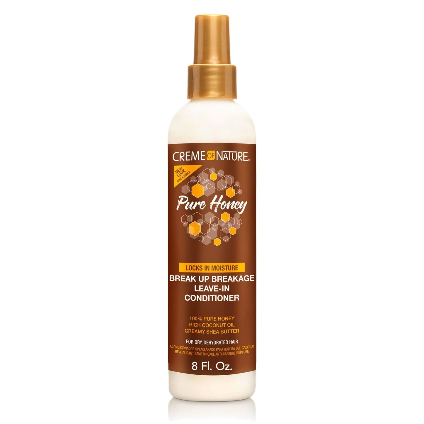 Creme of Nature Pure Honey Moisturizing Breakup Breakage Leave In Conditioner 12 oz