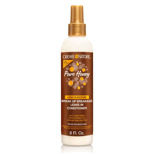 Creme of Nature Pure Honey Moisturizing Breakup Breakage Leave In Conditioner 12 oz