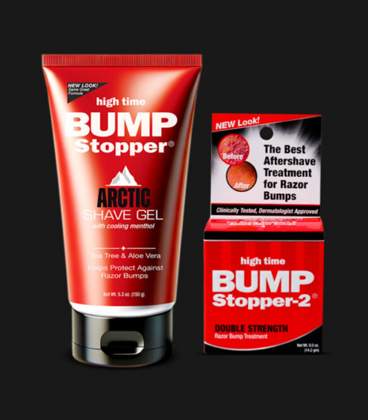 Razor Bump Treatment & Shave Gel Bundle | Razor Bump Treatment Cream + Arctic Shave Gel Bundle