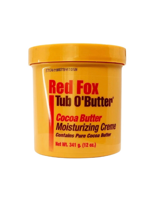 Red Fox Tub O' Butter Cocoa, Moisturizing Creme 12 oz